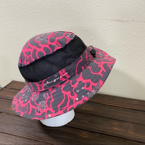 Columbia Hat Kids Omni Shade Hat Camo Sun One Size Camo Pink and gray breathable - Picture 5 of 5